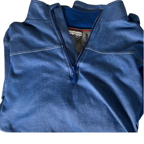 English Laundry 1/4 Zip Blue Sweater Pullover. XL - Picture 1 of 8